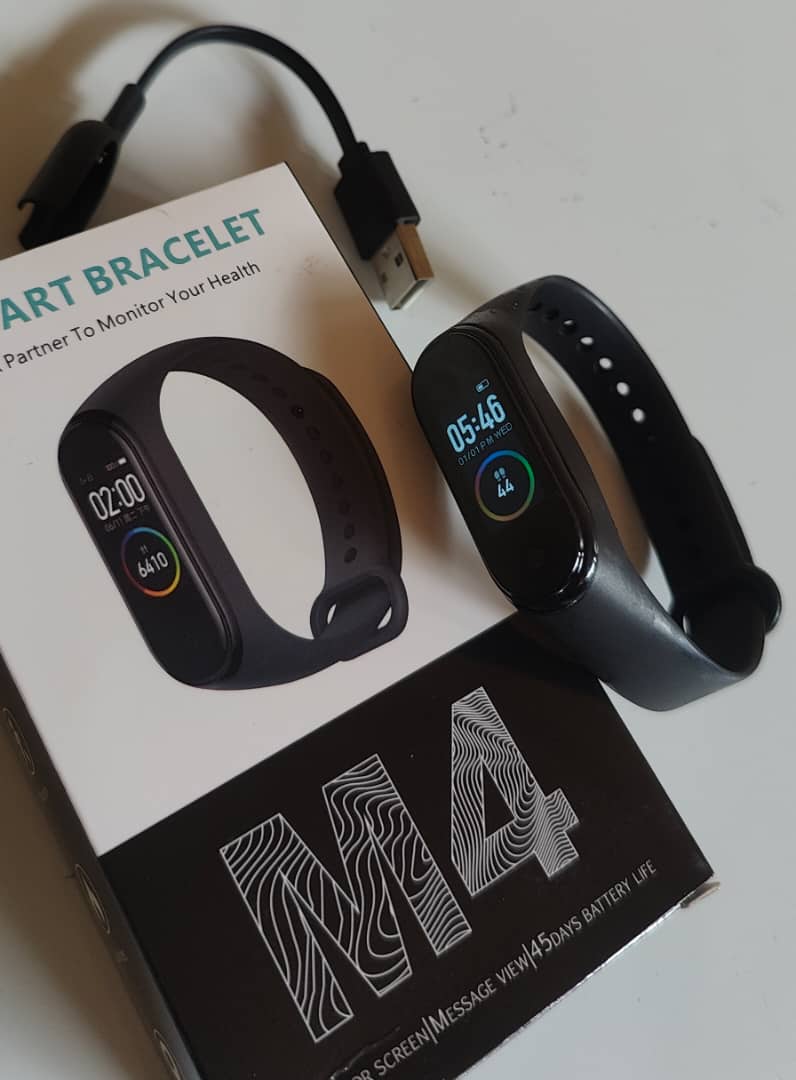 M4 Smart Bracelet Fitness Tracker Band - Color Screen