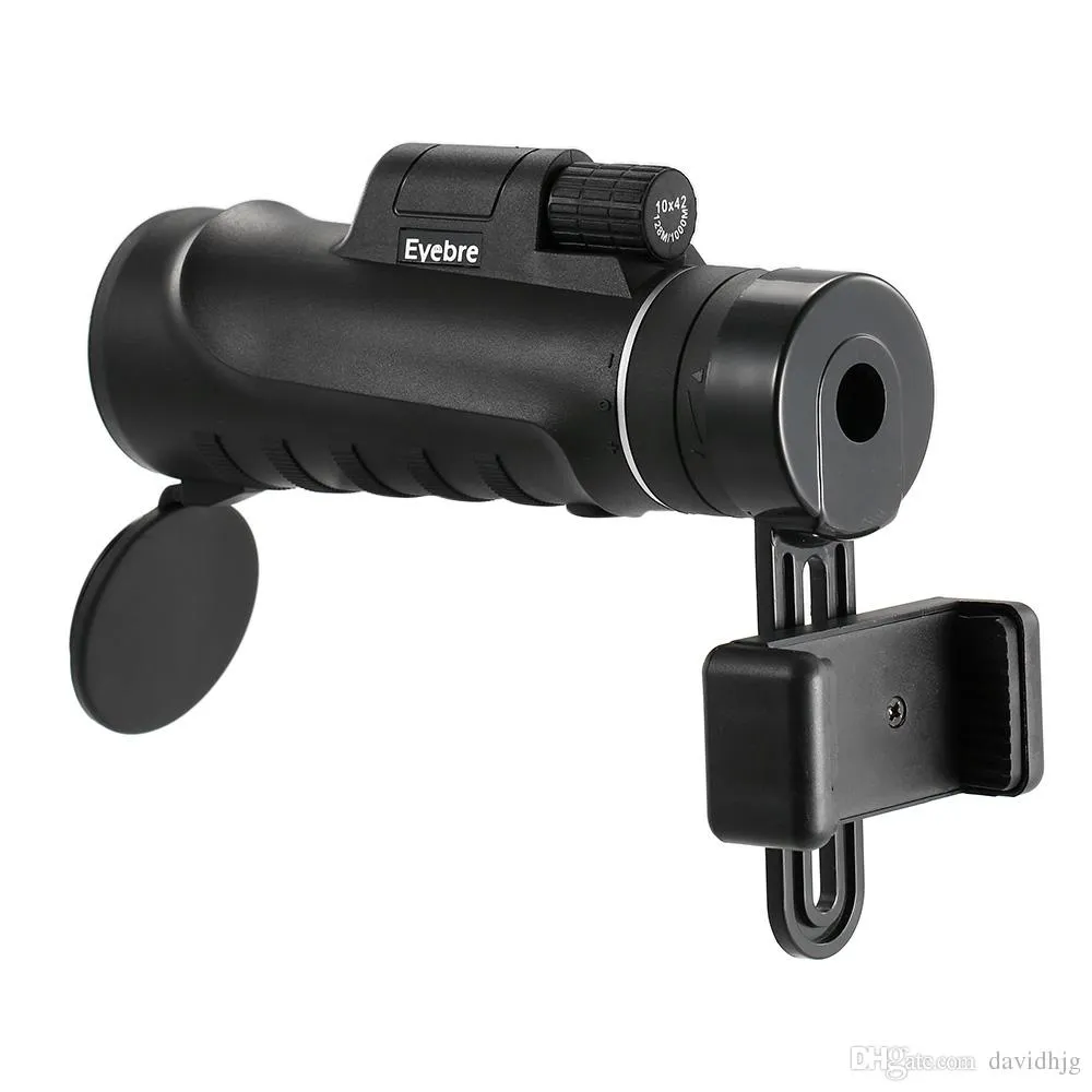 Eyebre 10x42 Monocular Telescope with Smartphone Mount Adapter